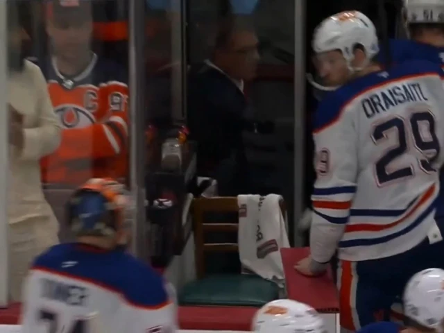 Draisaitl visibly frustrated following Edmonton Oilers' fifth straight loss