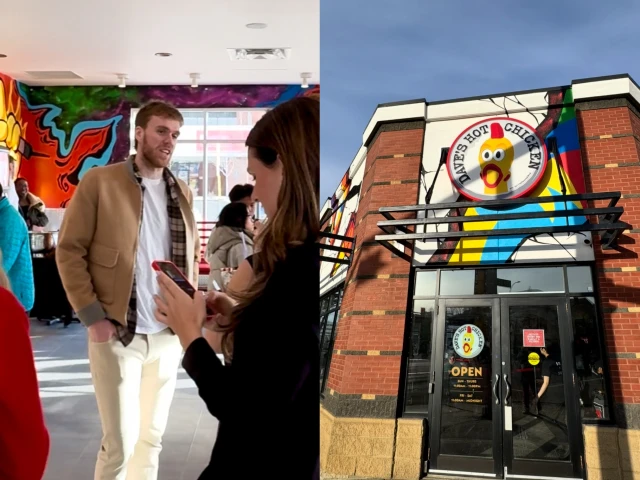 Connor McDavid spotted at highly anticipated hot chicken restaurant opening in Edmonton soon