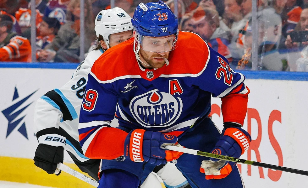 Oilers’ Leon Draisaitl doubtful to play against Jets on Thursday; Evander Kane skates with team