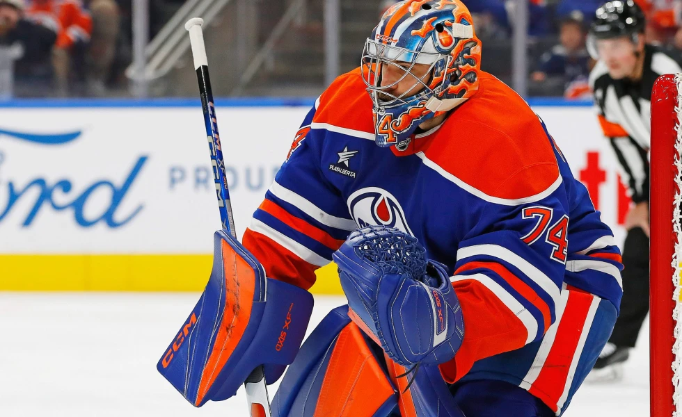 Oilers’ Stuart Skinner won’t travel to Seattle after leaving game against Stars