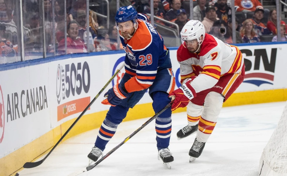 Draisaitl’s heroics lead Oilers past Flames on milestone night