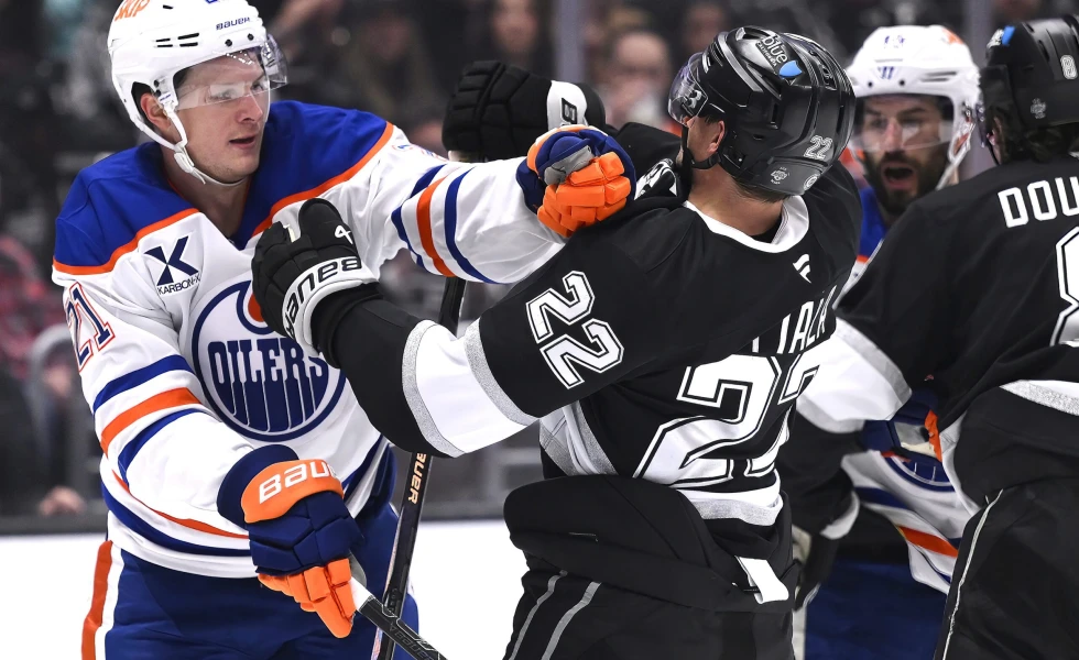 Oilers’ Trent Frederic out Monday after re-injuring ankle; Olivier Rodrigue to make NHL debut