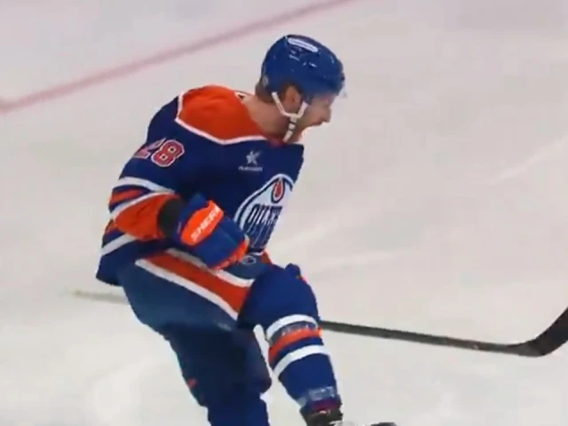 Brown finds back of net to give McDavid assist in return to action