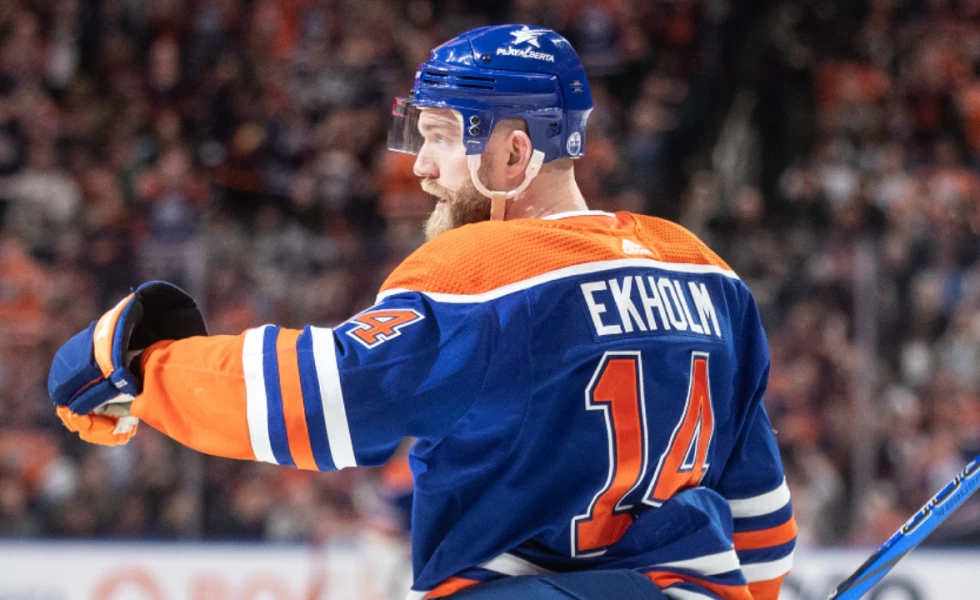 Oilers’ Mattias Ekholm to return from injury vs. Sharks