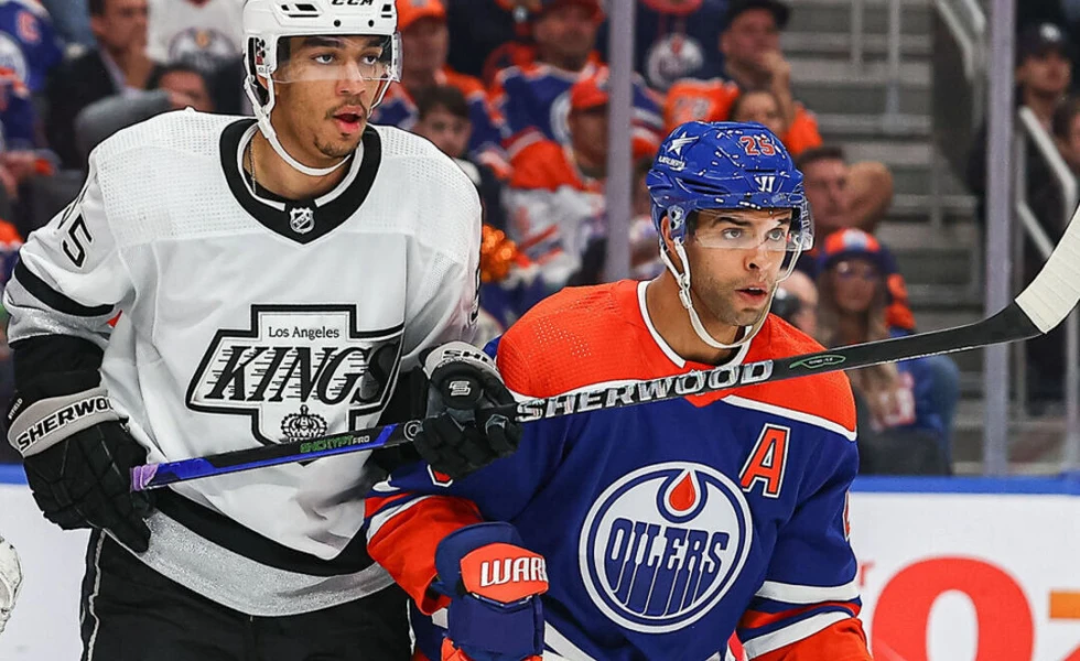 Oilers' Nurse suspended 1 game for cross-checking Byfield