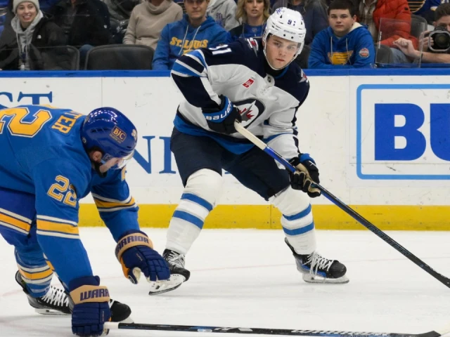 Jets to face Blues as playoff matchups take shape