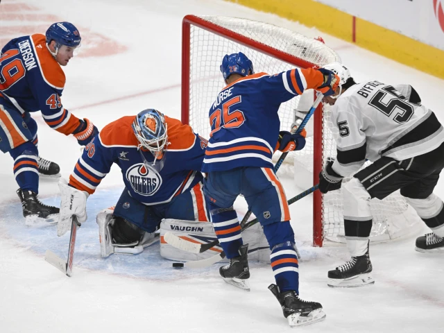 Calvin Pickard starts Game 4 for Oilers as McDavid, Draisaitl centre own lines