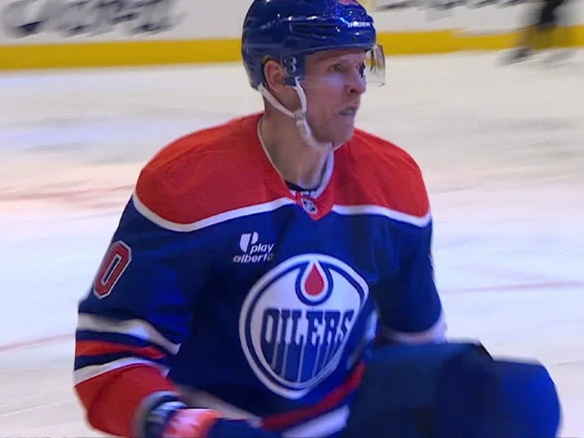 Perry follows up own rebound to get Oilers on the board in Game 4