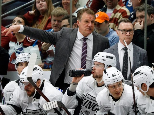 ‘Next question please’: Kings head coach Jim Hiller snaps at reporter when asked about blowing leads to Oilers