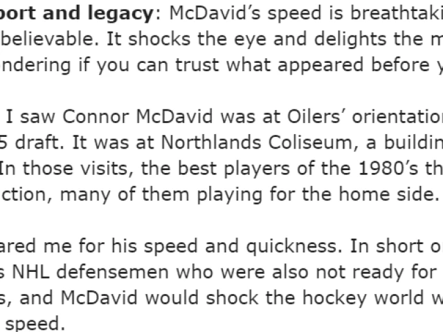 Oilers v Kings, Game SIX Round ONE