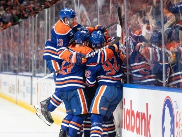 Edmonton Oilers advance to 2nd round with 6-4 win over Los Angeles Kings