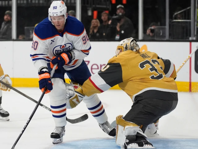 Oilers score four unanswered goals to take Game 1 vs. Golden Knights