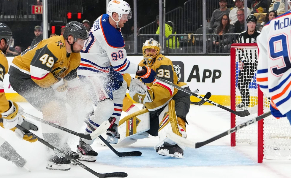 Oilers clamp down on Golden Knights after slow start in 4-2 Game 1 win: 3 takeaways