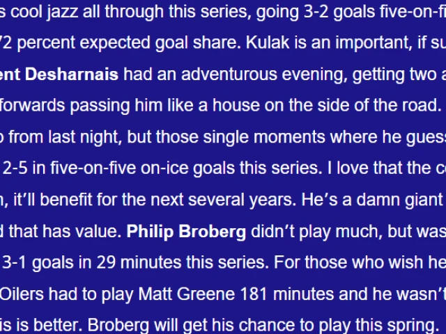 Game 2, Round 2: Oilers at Vegas