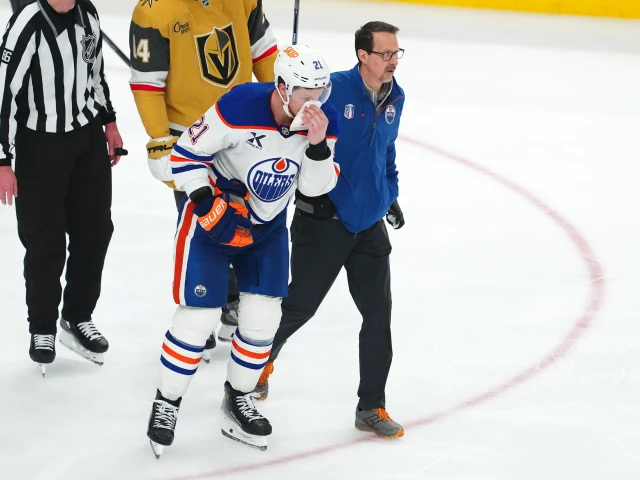 Golden Knight’s Roy to have hearing for Game 2 cross-check on Oilers’ Frederic
