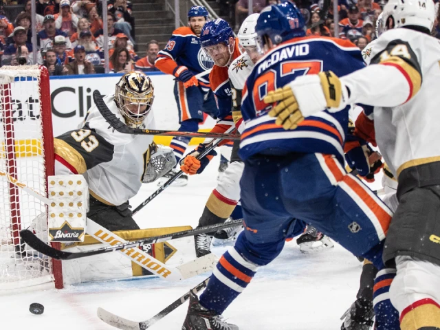 Golden Knights stun Oilers at buzzer to win Game 3