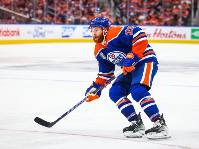 Connor Brown a game-time decision, Mattias Ekholm practices with Oilers main group ahead of Game 1