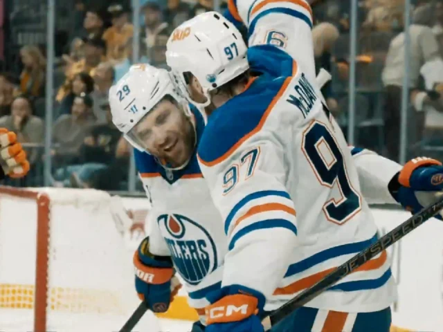 AC/DC sets the mood for an intense rematch as the Stars host the Oilers