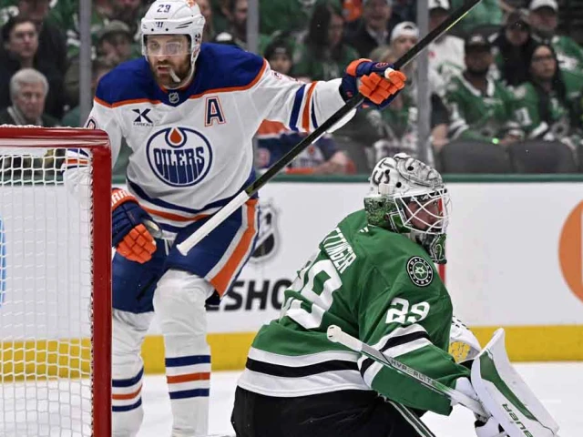 Oilers’ Leon Draisaitl passes Mark Messier, Jari Kurri with Game 1 goal vs. Stars