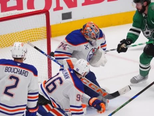 Stars score 3 in 5½ minutes to beat Oilers 6-3 in Game 1 of Western Conference final
