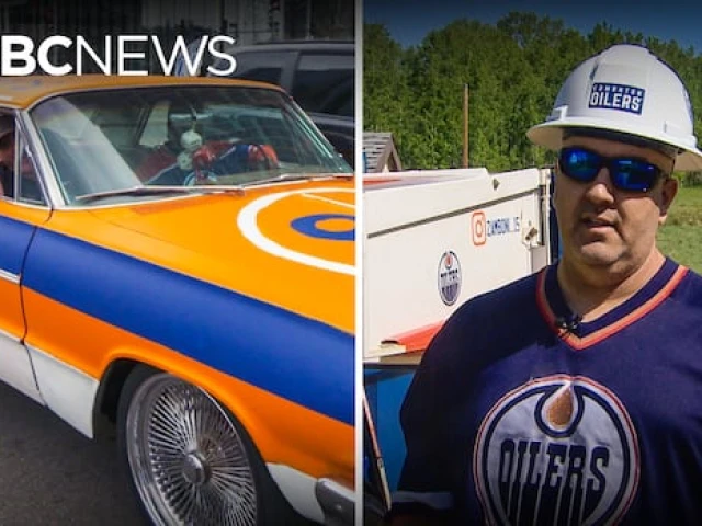 Who are the people behind Oilers-themed vehicles?