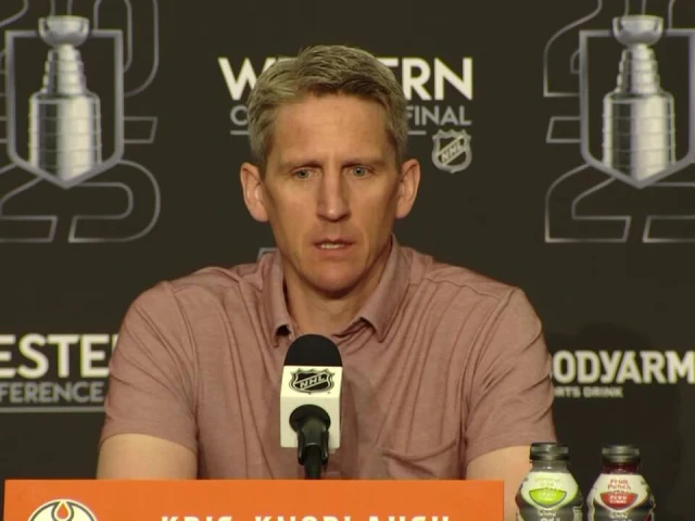 Knoblauch provides update on Oilers’ lineup ahead of Game 4