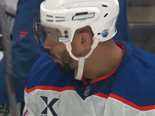 Oilers’ Kane credited with goal after Lindell deflects in centring pass