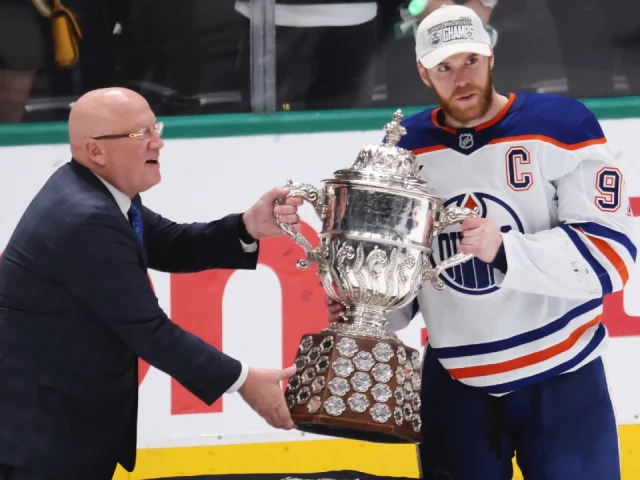 Oilers gladly touch West trophy after Panthers stay hands-off in East