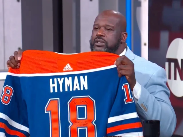 Oilers’ Zach Hyman invites Shaq to Edmonton for Stanley Cup Final