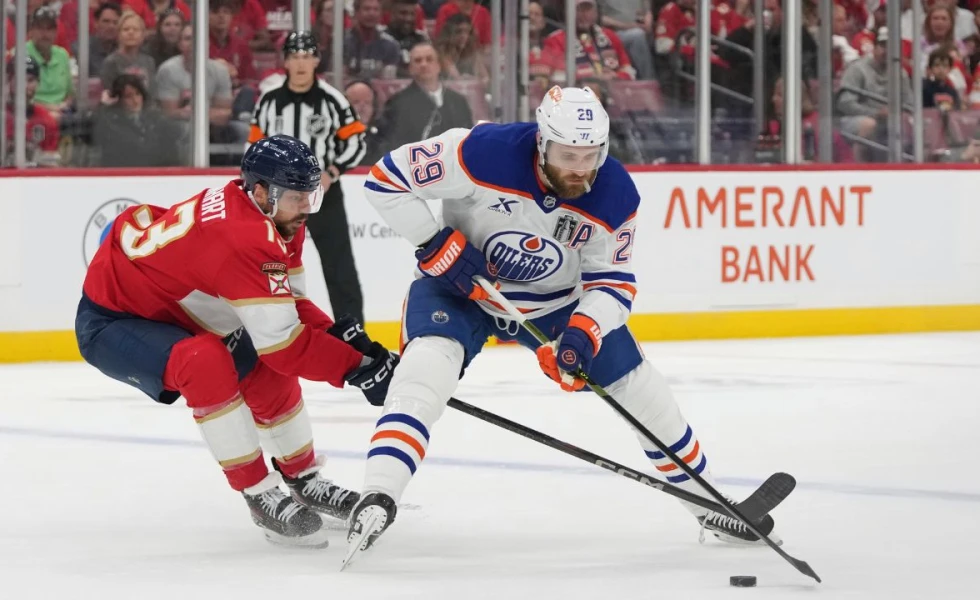 Did referee cause Oilers to give up a goal?