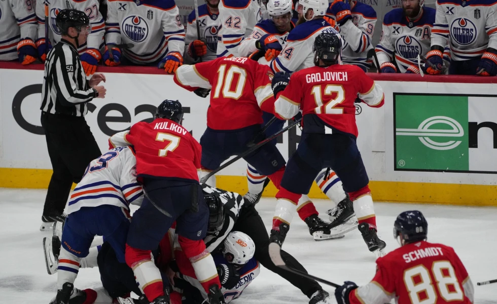 Stanley Cup Final Game 3: Panthers blow out Oilers as series continues to get spicy