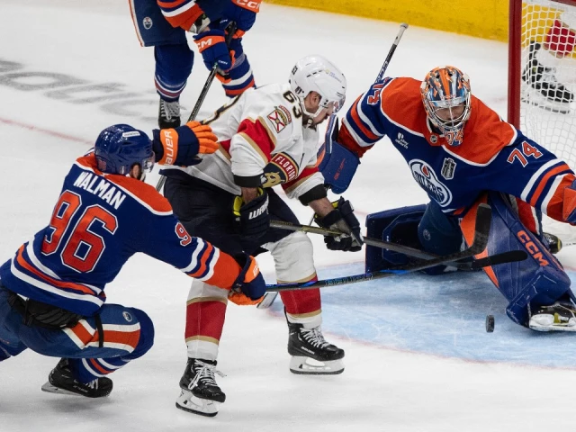 Oilers’ Walman fined $10K for unsportsmanlike conduct, roughing vs. Panthers