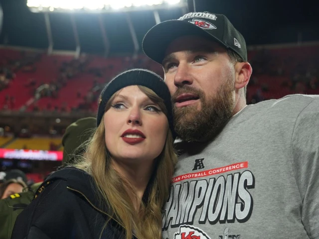 Travis Kelce and Taylor Swift make appearance at Game 4 of Stanley Cup Final
