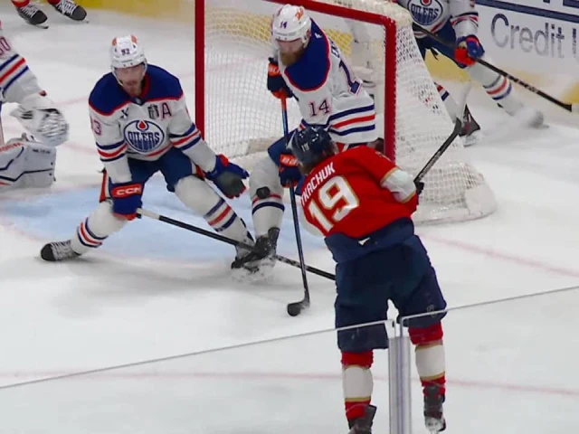 Oilers’ Ekholm lays his body on the line preventing Tkachuk from scoring