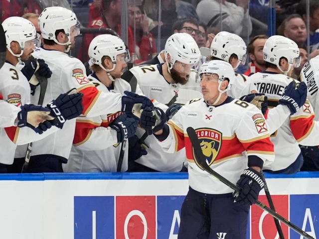 Panthers’ Marchand busts through after face-off to bury breakaway goal