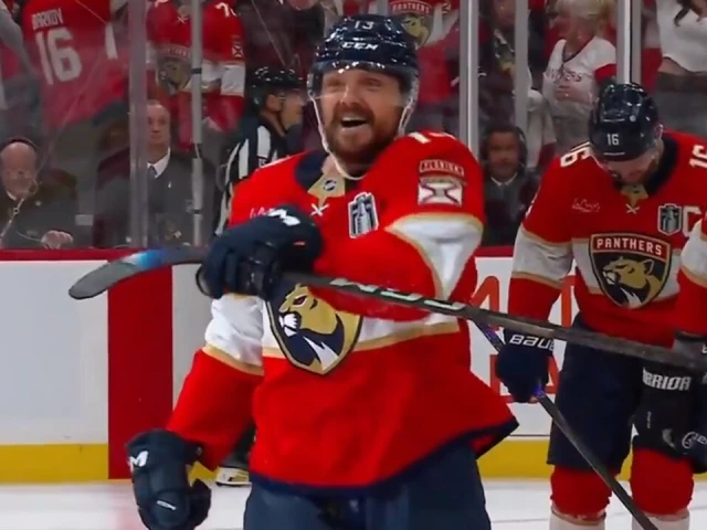 Reinhart’s four-goal explosion leads Panthers to Stanley Cup