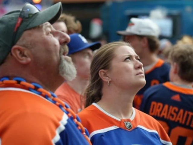 Oilers fans sullen after losing Stanley Cup final to Panthers 2nd year in a row