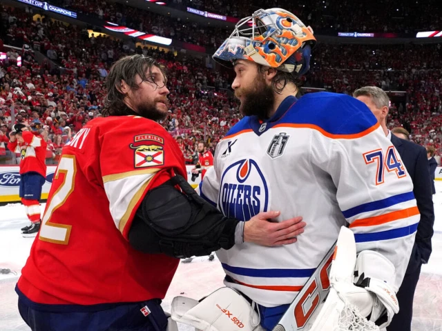 Oilers' Skinner hopes to learn mental toughness from Panthers' Bobrovsky