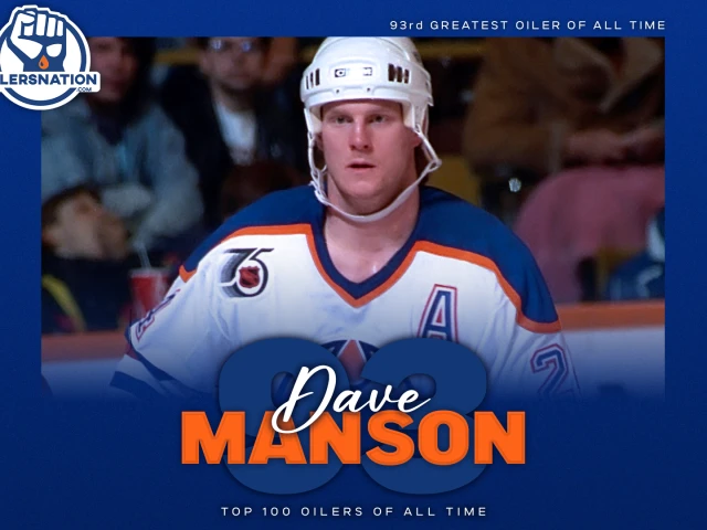 Top 100 Oilers: No. 93 — Dave Manson