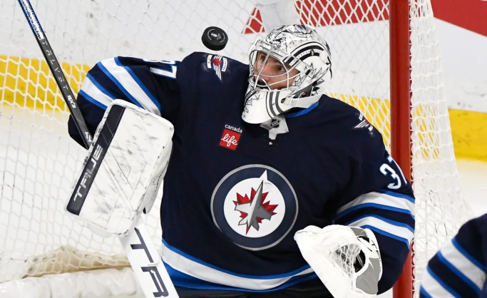 Jets’ Connor Hellebuyck looks back at stellar season, playoff disappointment