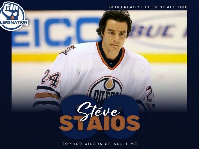 Top 100 Oilers: No. 80 — Steve Staios