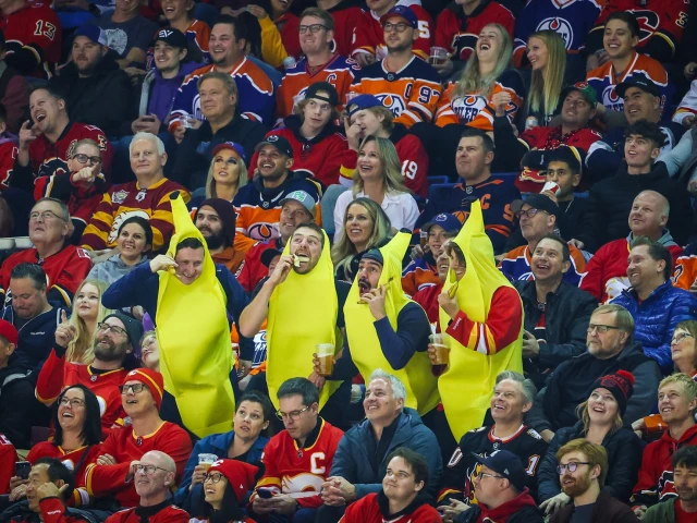 Fans in Calgary chant ‘McDavid is leaving’ as Oilers lose to Flames in rookie match