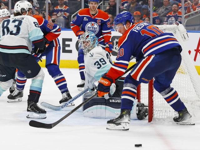 Trent Frederic gets a look with McDavid and Draisaitl, and figuring out David Tomasek’s spot with the Oilers