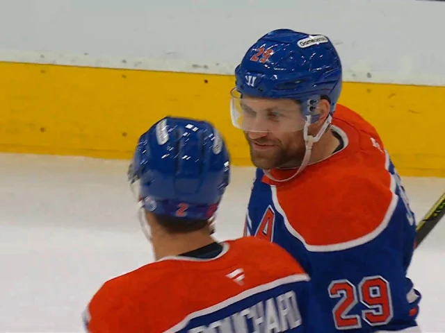 Oilers’ Bouchard tees up Draisaitl for power-play snipe