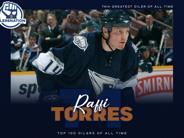 Top 100 Oilers: No. 74 — Raffi Torres