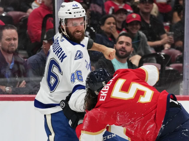 Panthers, Lightning combine for more than 300 PIMs in heated game