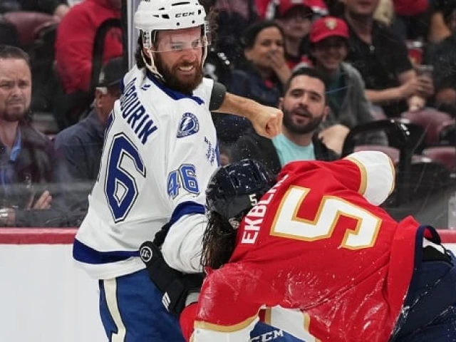 NHL suspends Sabourin 4 games, Lightning teammate Moser for 2 after chaotic pre-season finale