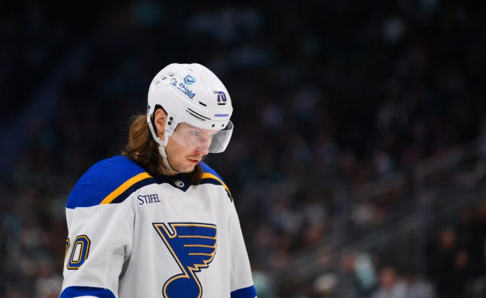 Blues’ Oskar Sundqvist, Milan Lucic dealing with lower-body injuries
