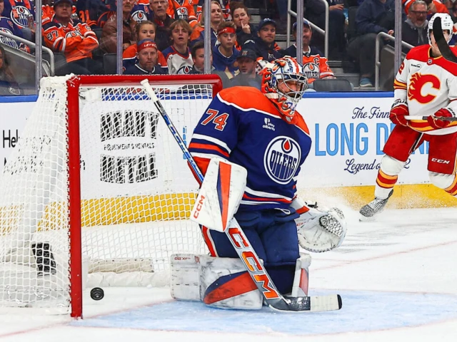 Skinner 'won't be thinking about' costly gaffe in Oilers' opener
