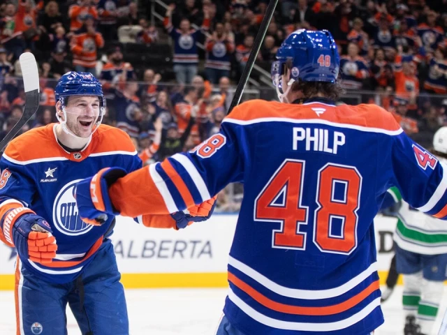 Oilers’ Philp wires one home on the rush to pot first NHL goal